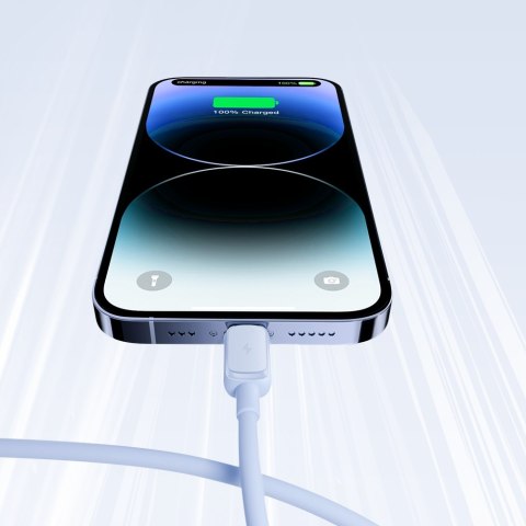 Kabel przewód do iPhone USB-A - Lightning 2.4A 1.2m niebieski JOYROOM