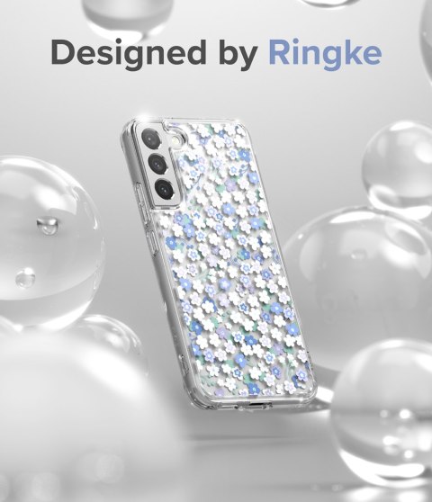 Pancerne etui pokrowiec z żelową ramką Galaxy S22+ Fusion Design Seoul przezroczysty Ringke