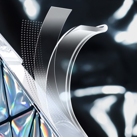 Etui pokrowiec na iPhone 14 Pro obudowa na tył plecki Miya Series białe KINGXBAR