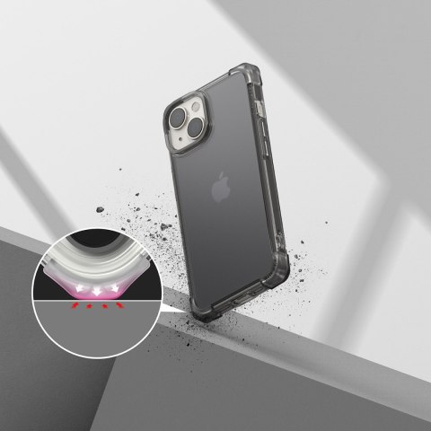 Trwałe i wytrzymałe etui do iPhone 14 Plus Fusion Bumper szary Ringke
