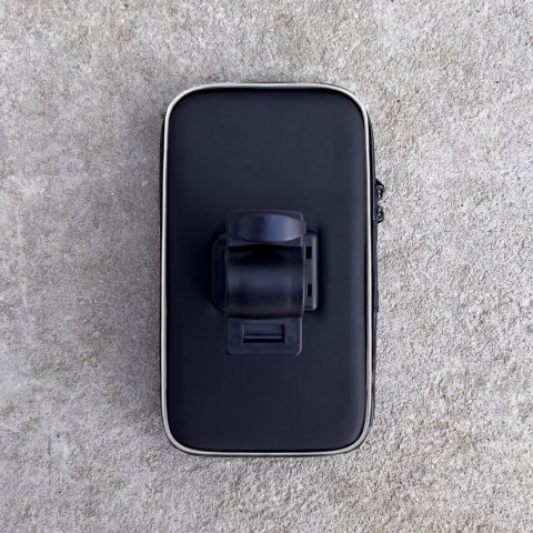 Etui na telefon z uchwytem na kierownicę do roweru motocykla hulajnogi czarny WOZINSKY