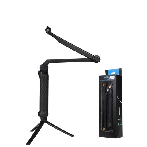 3w1 Uchwyt kijek Selfie stick statyw monopod do kamery GoPro HURTEL