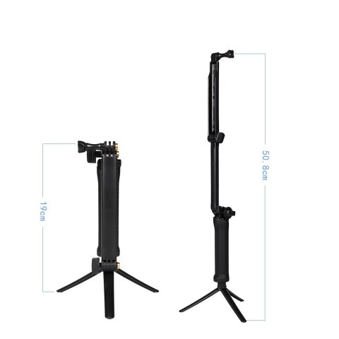 3w1 Uchwyt kijek Selfie stick statyw monopod do kamery GoPro HURTEL