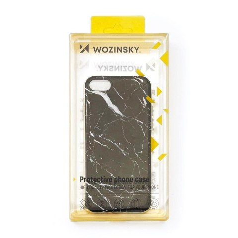 Marble żelowe etui pokrowiec marmur Xiaomi Redmi 8A różowy WOZINSKY
