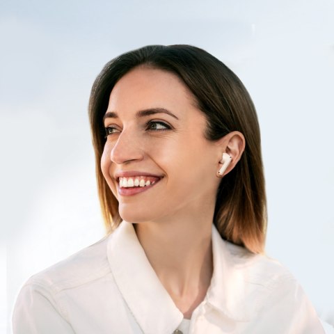 Słuchawki bezprzewodowe TWS Funpods Series JR-FB1 Bluetooth 5.3 beżowe JOYROOM