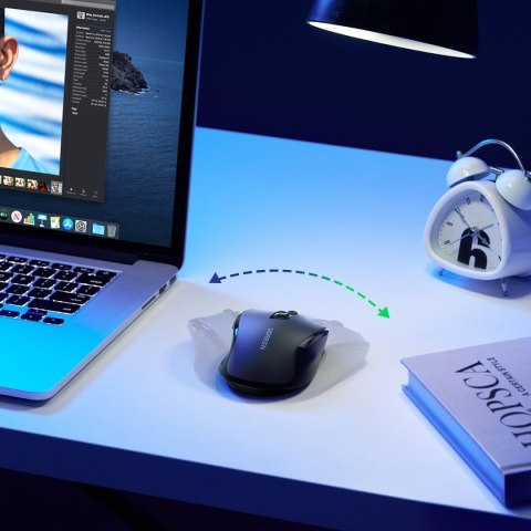 Optyczna mysz myszka bezprzewodowa USB 2.4GHz / Bluetooth 5.0 4000 DPI czarny UGREEN