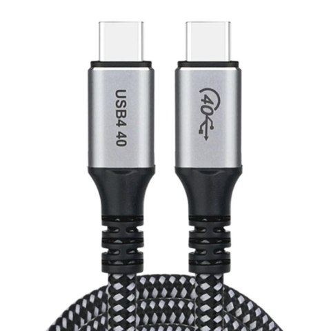 Kabel przewód USB-C 240W 8K 60Hz 1.2m czarny CHOETECH