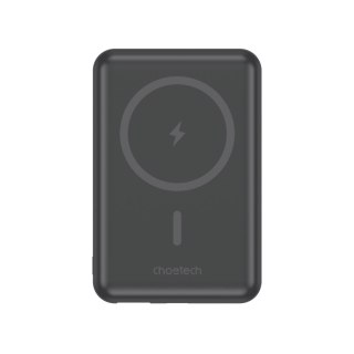 Powerbank 10000mAh bezprzewodowy MagSafe USB-A USB-C funkcja podstawki czarny CHOETECH
