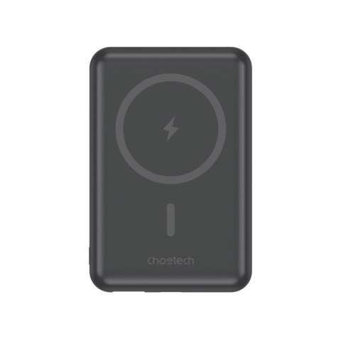 Powerbank 10000mAh bezprzewodowy MagSafe USB-A USB-C funkcja podstawki czarny CHOETECH