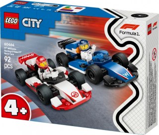 Klocki City 60464 F1 Bolidy Williams Racing i Haas F1 LEGO