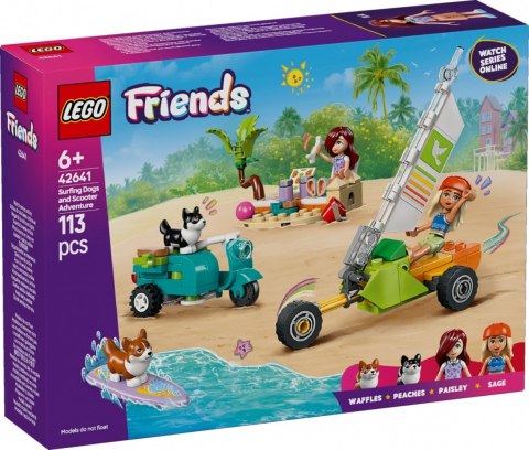 Klocki Friends 42641 Przygoda z surfującymi psami i skuterem LEGO