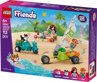 Klocki Friends 42641 Przygoda z surfującymi psami i skuterem LEGO