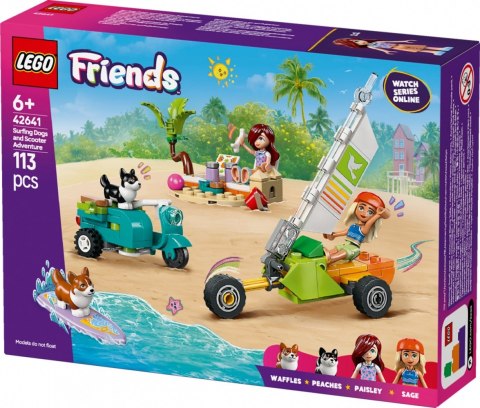 Klocki Friends 42641 Przygoda z surfującymi psami i skuterem LEGO