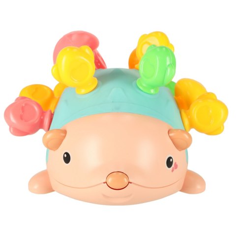 Jeżyk sensoryczny edukacyjny montessori wyjmowane kolce niebieski Kik Sp. z o. o. Sp. k.