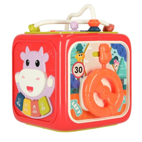 Sorter układanka kostka sensoryczna klocki edukacyjne Montessori 6w1 Kik Sp. z o. o. Sp. k.