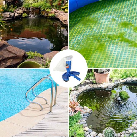 Odkurzacz do basenu czyszczenie dna oczek wodnych zestaw z wielorazowym workiem Kik Sp. z o. o. Sp. k.