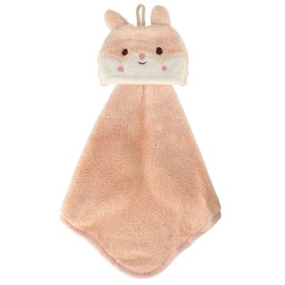 Ręcznik ręczniczek do rąk dla dzieci do przedszkola 42x25cm różowy królik Kik Sp. z o. o. Sp. k.