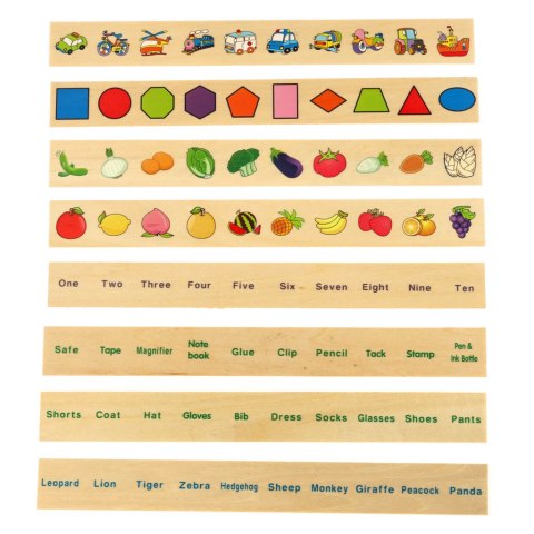 Sorter drewniany układanka logiczna dopasuj obrazki Kik Sp. z o. o. Sp. k.