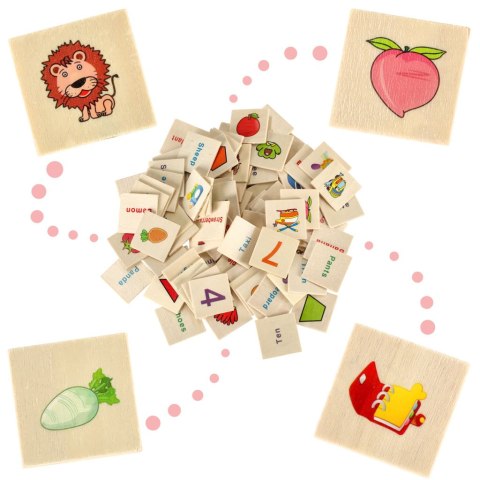 Sorter drewniany układanka logiczna dopasuj obrazki Kik Sp. z o. o. Sp. k.