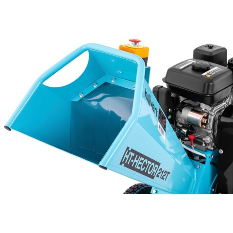 Rozdrabniacz niszczarka rębak do gałęzi krzewów spalinowy mobilny śr. 8 cm 7 KM Hillvert