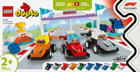 Klocki DUPLO 10445 Bolidy i kierowcy F1 LEGO