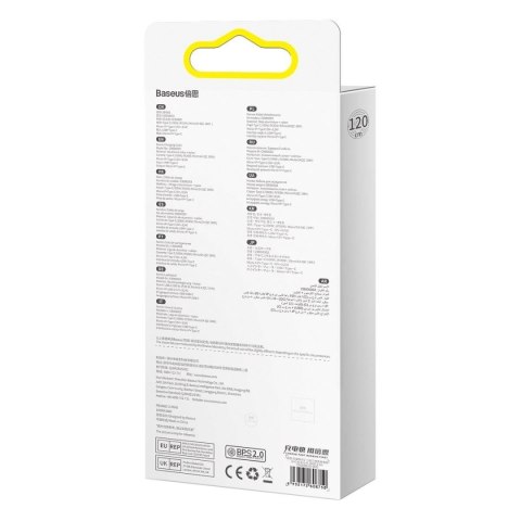 Kabel przewód 4w1 USB+USB-C do USB-C / iPhone Lightning / micro USB 1.2m - niebieski BASEUS