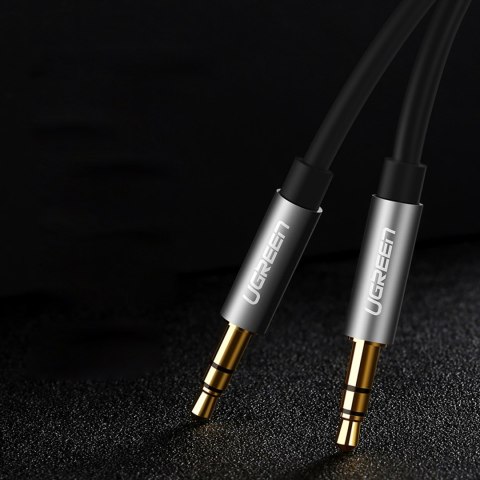 Kabel przewód audio AUX mini jack 3.5mm 1m - czarny UGREEN