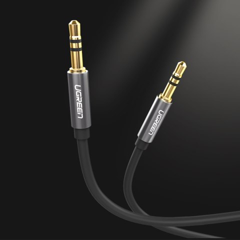 Kabel przewód audio AUX mini jack 3.5mm 1m - czarny UGREEN