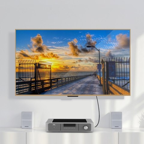 Kabel przewód optyczny audio cyfrowy światłowód Toslink SPDIF 1.5m szary UGREEN