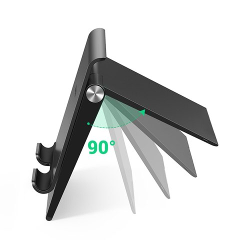 Składana podstawka na telefon tablet z regulacją wysokości czarna UGREEN