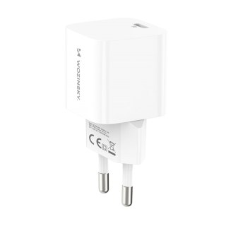 Ładowarka sieciowa 100-240V PD USB-C 20W biała WOZINSKY