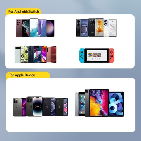 Ładowarka sieciowa 20W USB-A USB-C 100-240V biała WOZINSKY