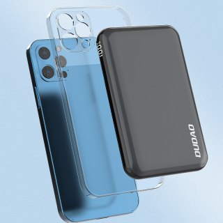 Powerbank 10000mAh TGK1 z ładowarką bezprzewodową MagSafe 15W czarny DUDAO