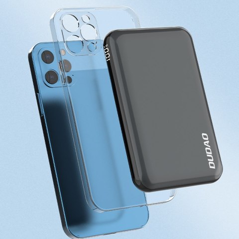 Powerbank 10000mAh TGK1 z ładowarką bezprzewodową MagSafe 15W czarny DUDAO