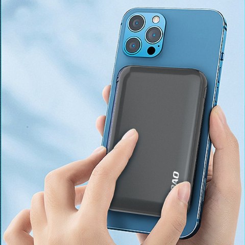 Powerbank 10000mAh TGK1 z ładowarką bezprzewodową MagSafe 15W czarny DUDAO