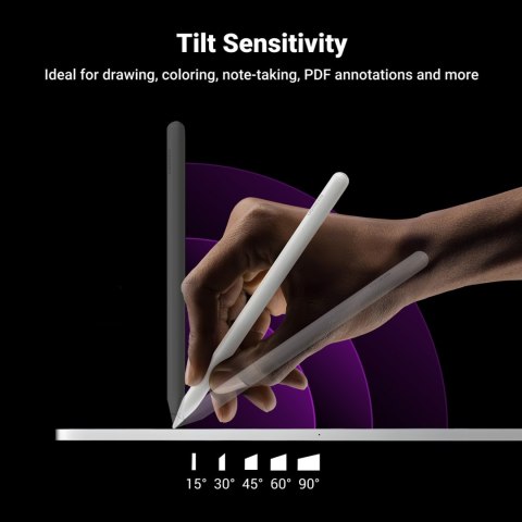 Rysik do tabletów iPada z ładowaniem bezprzewodowym biały UGREEN