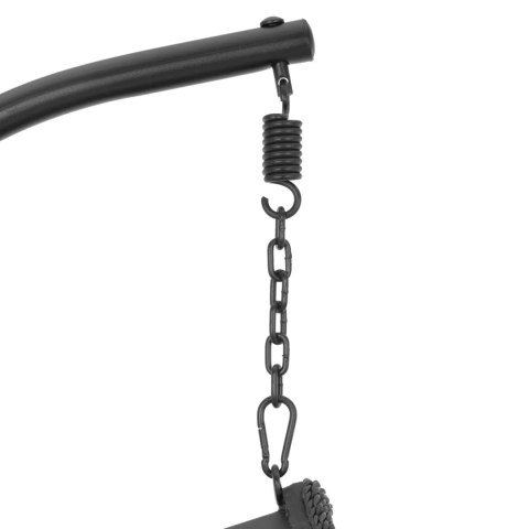 Fotel wiszący kosz kokon ogrodowy huśtawka wolnostojąca do 150 kg UNIPRODO