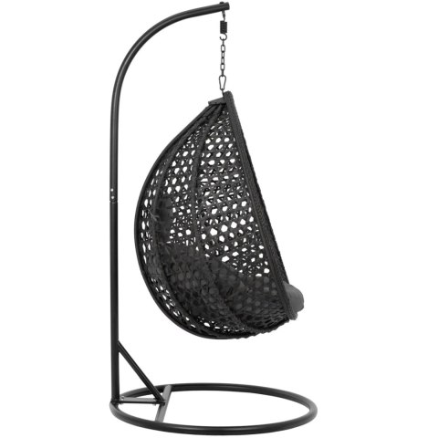 Fotel wiszący kosz kokon ogrodowy huśtawka wolnostojąca do 150 kg UNIPRODO