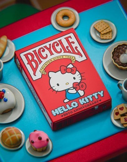 Karty Hello Kitty 50th anniversary Bicycle