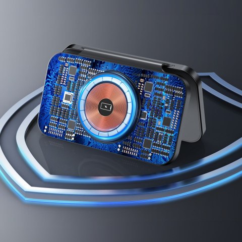 3w1 Ładowarka indukcyjna dla Apple i Samsung + funkcja stojaka - czarna CHOETECH