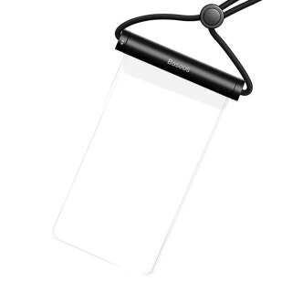 Etui wodoodporne do telefonu 7.2'' z cylindrycznym zapięciem IPX8 AquaGlide - czarne BASEUS