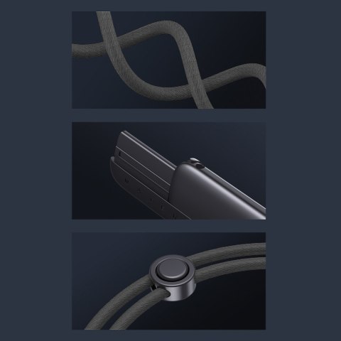 Etui wodoodporne na telefon 7.2'' AquaGlide IPX8 z systemem Slide Lock - czarne BASEUS