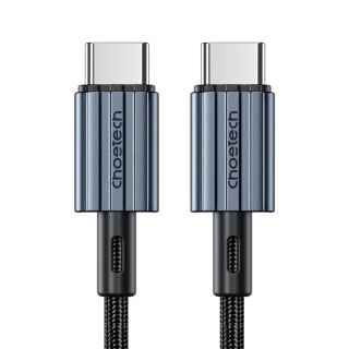 Kabel przewód USB-C - USB-C PD 60W w oplocie XCC-1014 - szary CHOETECH