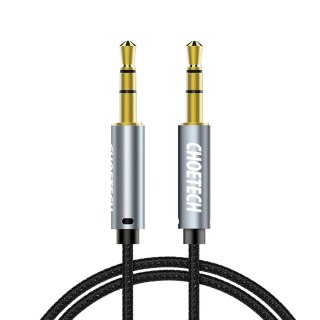 Kabel przewód audio AUX do głośnika 2x mini jack 3.5mm męski 1.2m - czarny CHOETECH