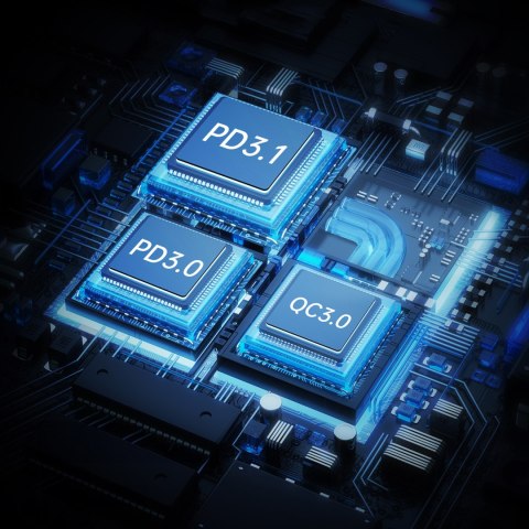 Ładowarka samochodowa 160W 2x USB-C PD 3.1 1x USB-A - czarna CHOETECH