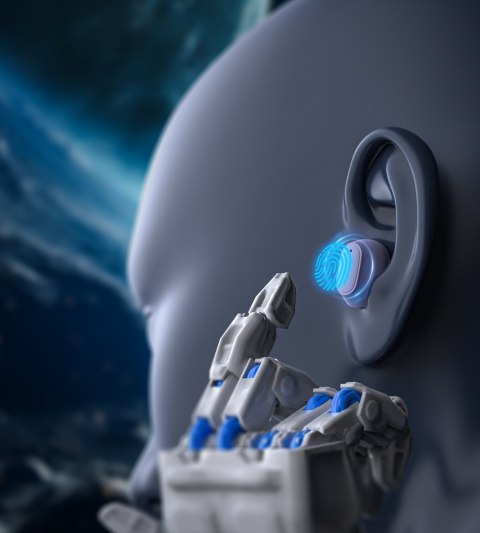 Słuchawki dokanałowe MEMS bezprzewodowe TWS Bluetooth 5.3 - fioletowe CHOETECH