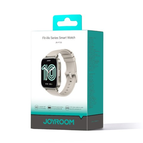 Smartwatch Fit-Life JR-FT3S z funkcją odbierania połączeń - kolor tytanowy JOYROOM
