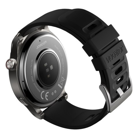 Smartwatch okrągły Venture Series z opcją odbierania połączeń + srebrna bransoleta - szary JOYROOM