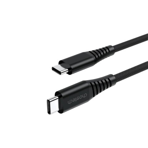 Kabel przewód USB-C-USB-C z organizererm magnetycznym PD 3.1 240W 1.8m - czarny CHOETECH