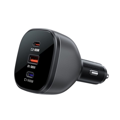 Ładowarka samochodowa B14 165W 2x USB-C 1x USB-A - czarna ACEFAST